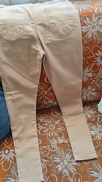 27 Beden camel Renk Keten pantolon