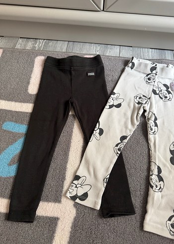 Gri Kız Tayt - Esnek Bel, Sıcak Kumaş - Görsel 3