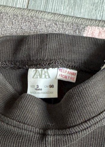 Gri Kız Tayt - Esnek Bel, Sıcak Kumaş - Görsel 5