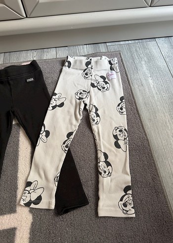 Gri Kız Tayt - Esnek Bel, Sıcak Kumaş - Görsel 2