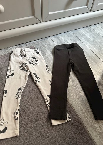 Gri Kız Tayt - Esnek Bel, Sıcak Kumaş - Görsel 6