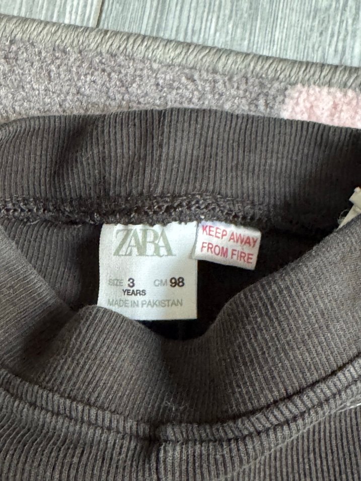 Gri Kız Tayt - Esnek Bel, Sıcak Kumaş - Görsel 5