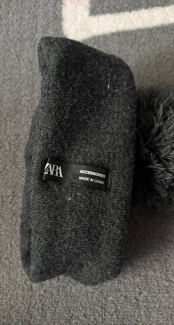 Gri Örgü Yün erkek çocuk Bere - Görsel 3