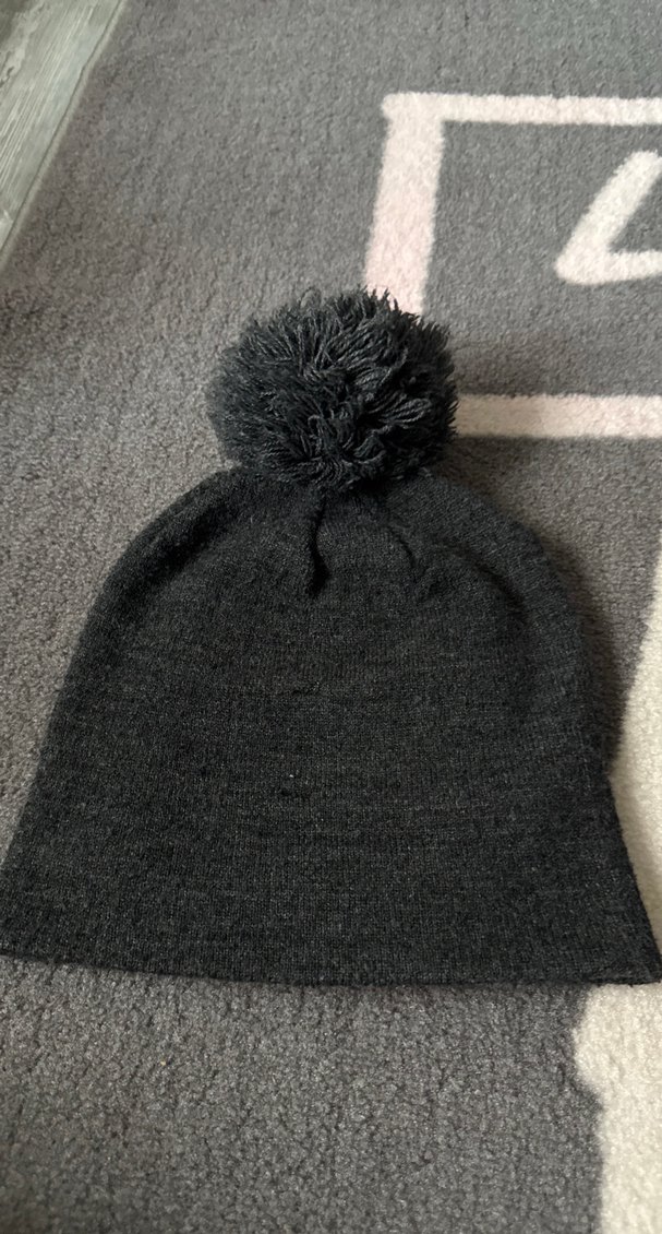 Gri Örgü Yün erkek çocuk Bere - Görsel 4