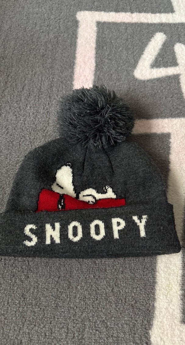 Gri Örgü Yün erkek çocuk Bere - Görsel 2