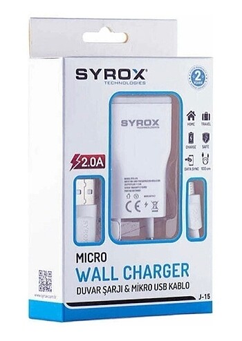 SYROX MİKRO USB ŞARJ SETİ