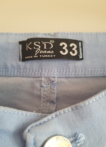 33 Beden Mavi jean pantolon