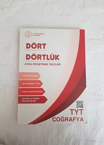 Dört dörtlük konu pekiştirme testleri tyt coğrafya 