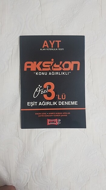 Yargı yayınları 3'lü ayt eşit ağırlık denemesi