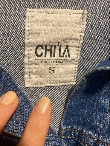 s Beden Chila model bayan şık kot ceket