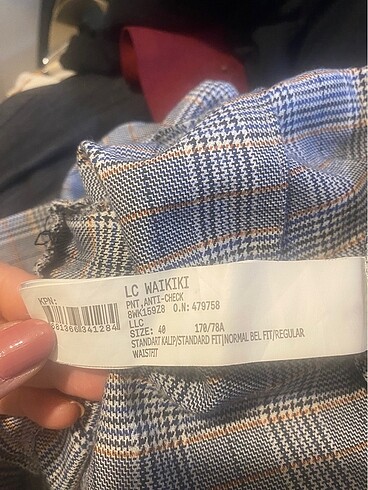 l Beden Lcwaıkıkı ekose bayan pantolon