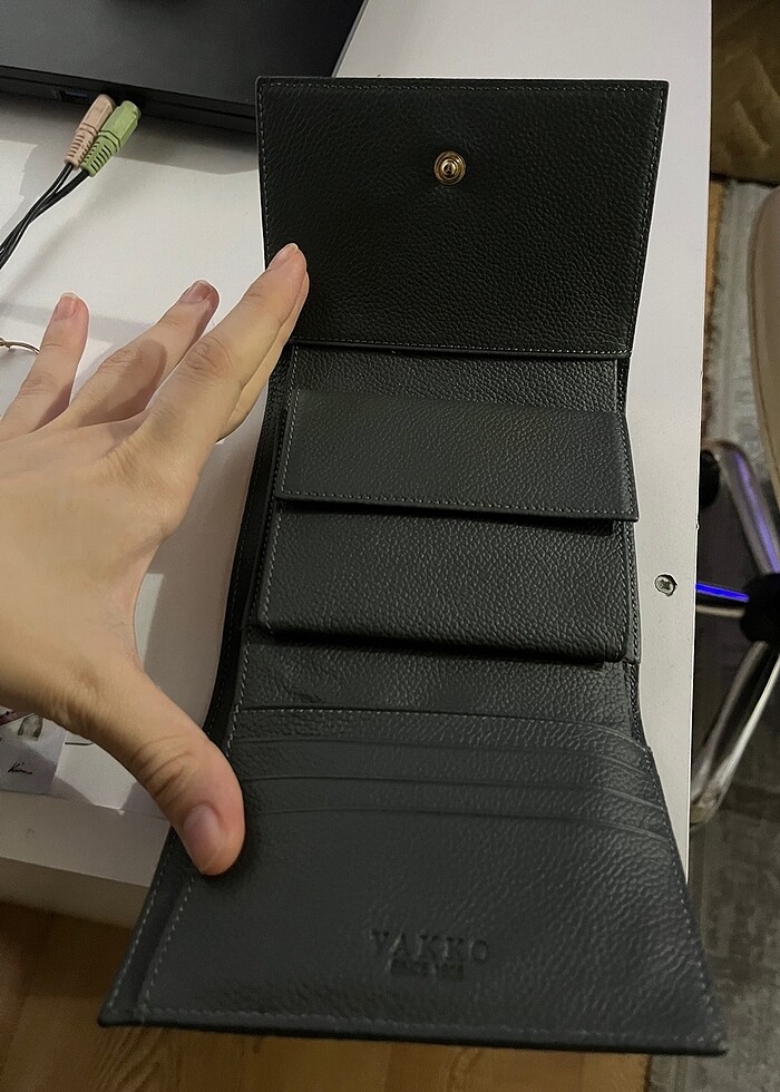 Orijinal kusursuz vakko cüzdan - Görsel 2