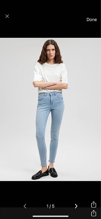 MAVİ 23 BEDEN TESS MODEL PANTOLON