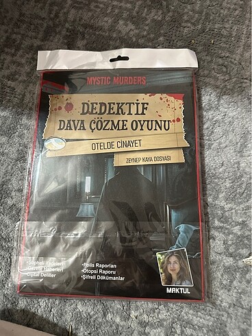 Dedektif Dava Çözme Oyunu