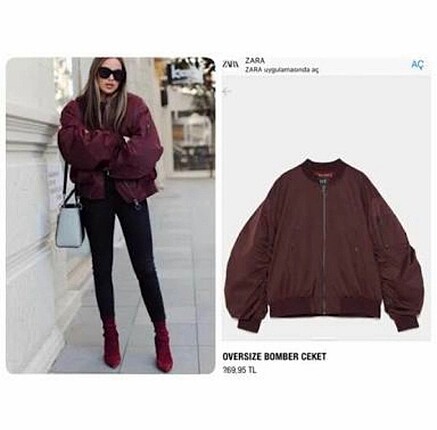 Zara bomber ceket