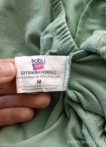 m Beden yeşil Renk Hamile eşofman