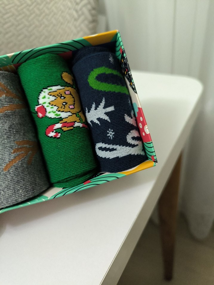 ubisex Çok Renkli Desenli Çorap Seti - Görsel 2