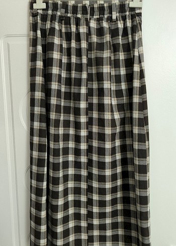 Ekoseli Midi Etek - Görsel 2