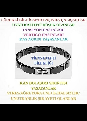  Beden Ti Enerji Bilekligi
