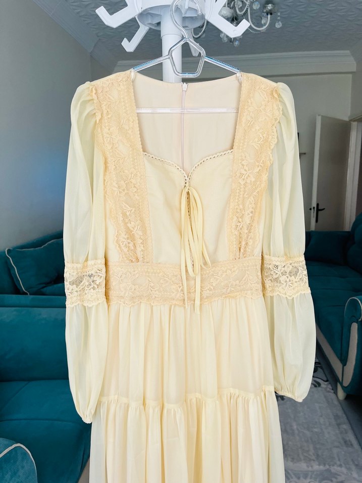 Romantik vintage Uzun Elbise — görsel 12/14