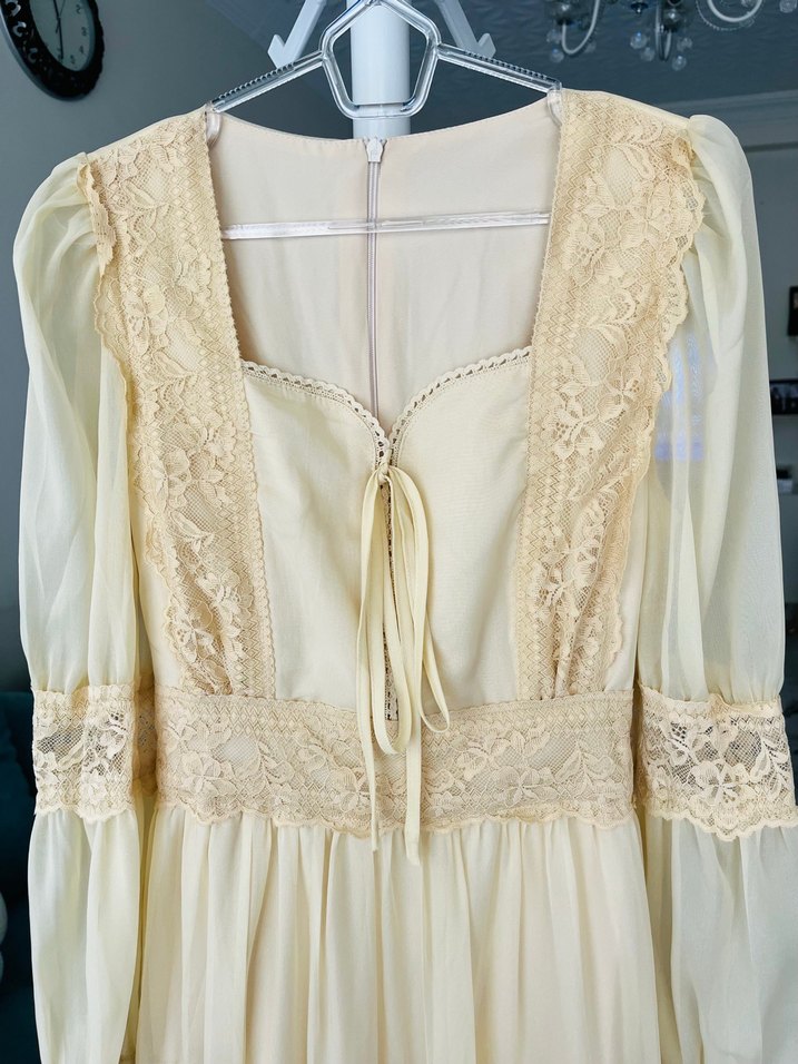 Romantik vintage Uzun Elbise — görsel 10/14