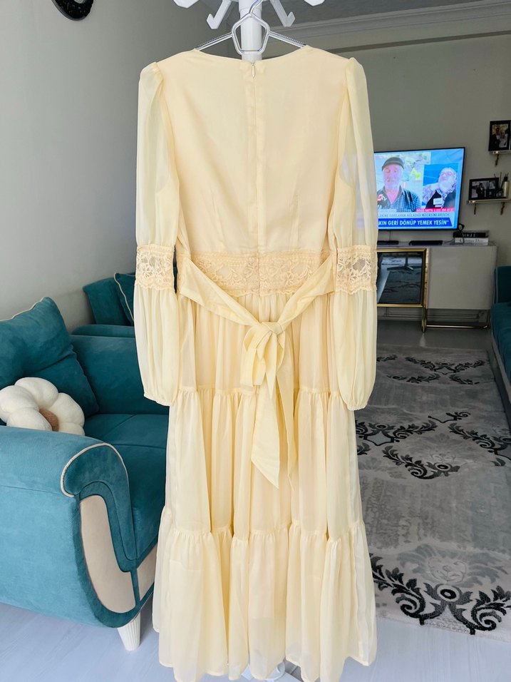 Romantik vintage Uzun Elbise — görsel 9/14