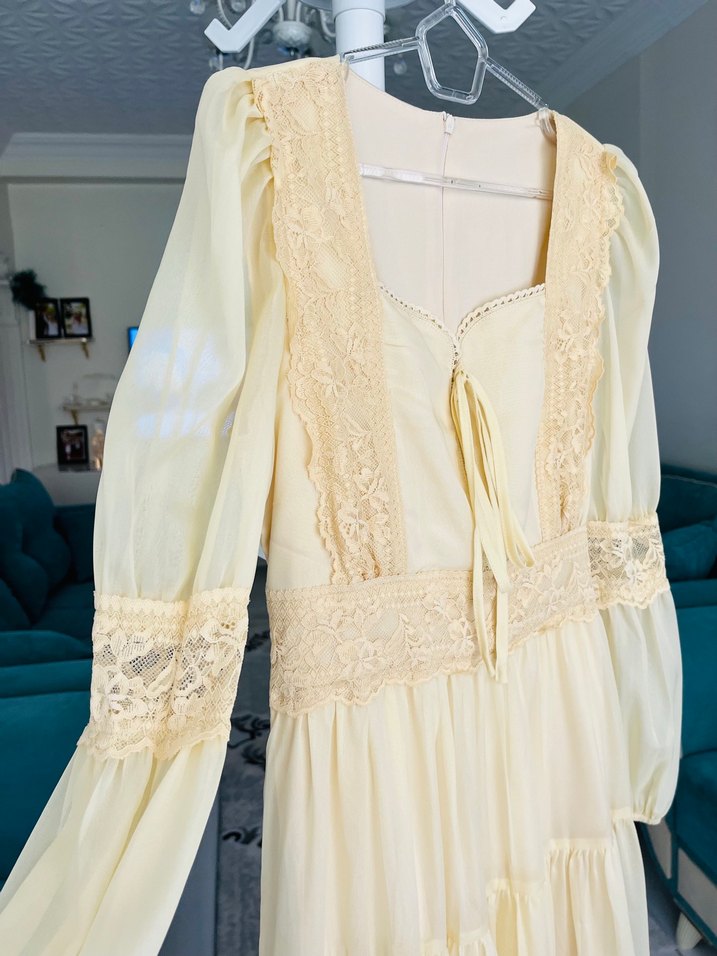 Romantik vintage Uzun Elbise — görsel 11/14