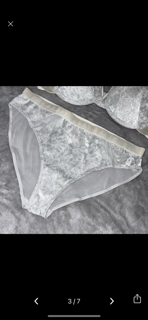 Lcw Dream Gri Kadife Sütyen Takımı - Görsel 3