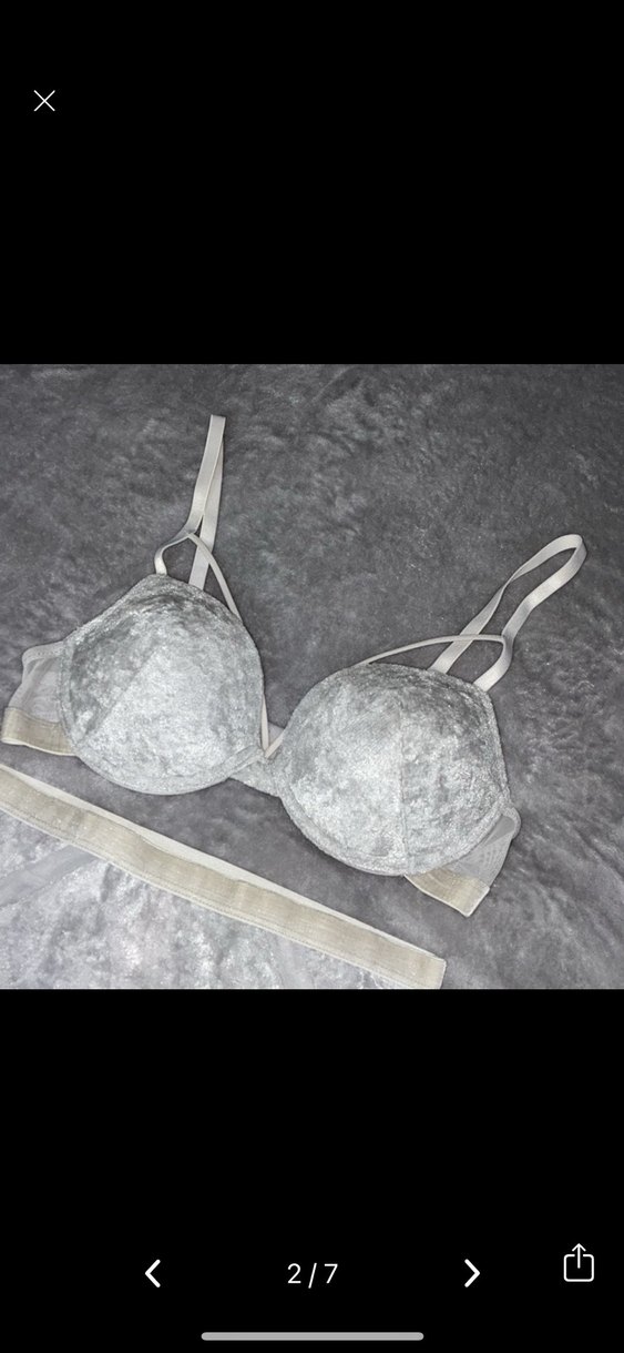 Lcw Dream Gri Kadife Sütyen Takımı - Görsel 2