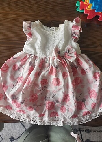 12-18 Ay Beden Kız Bebek Elbise