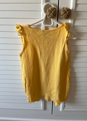 Sarı Fırfırlı Bebek Kız Tulum - Görsel 2