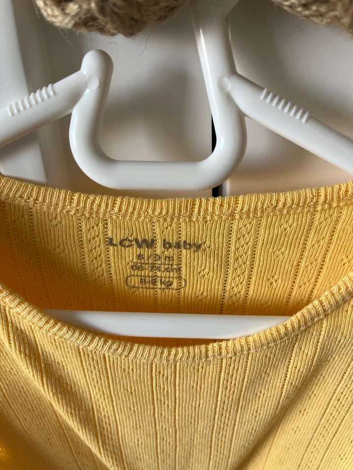 Sarı Fırfırlı Bebek Kız Tulum - Görsel 3