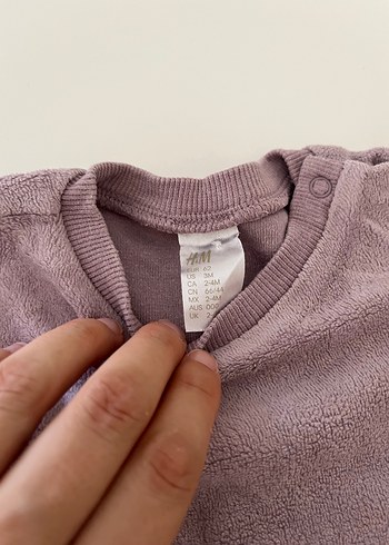 Uzun Kollu Kahverengi Bebek Kız Takımı 2-4 ay - Görsel 3