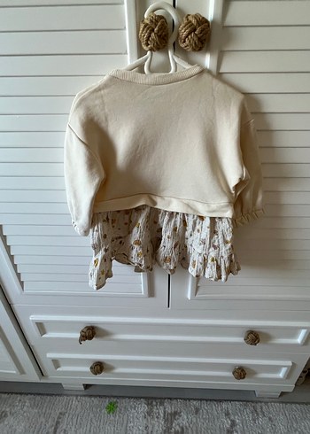 Kız Çocuk Fırfırlı Bohem Sweatshirt - Görsel 2