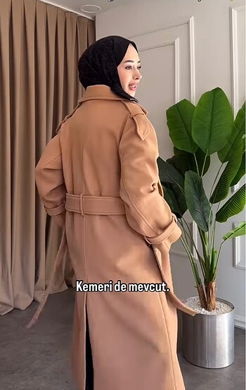 Diğer Oversize Kaşe Kaban