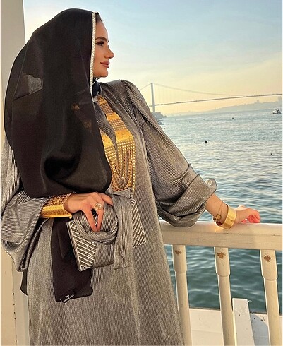 Diğer Leyla Elbise Gri
