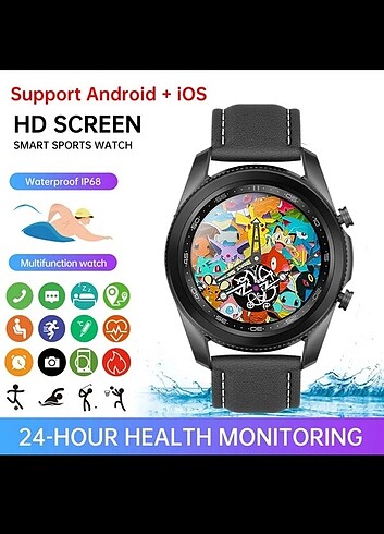Z57 SMART WATCH (SIFIR) SAMSUNG GİBİ BİREBİR DÖNER BEZELDEN AYAR