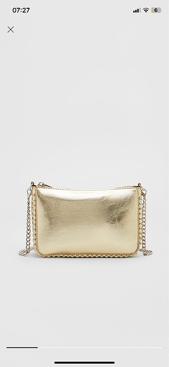 Stradivarius mini boncuklu çanta