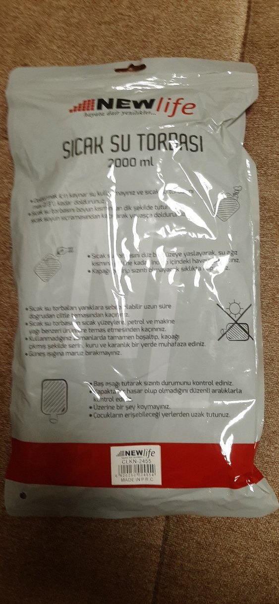 Pastel Bej Çocuk Sıcak Su Torbası 2000 ml - Görsel 2