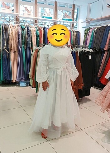 Tesettür abiye elbise 