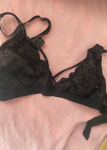 Siyah Gotik Dantel Midi Sütyen