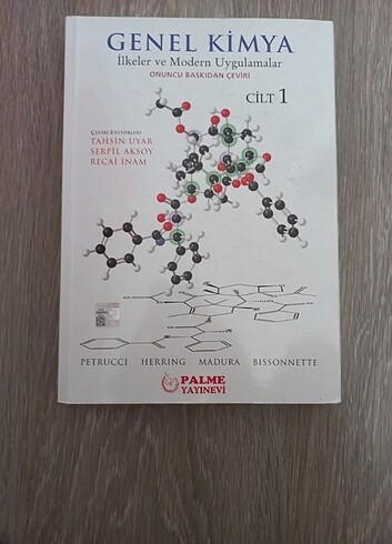 Palme petrucci genel kimya kitabı 