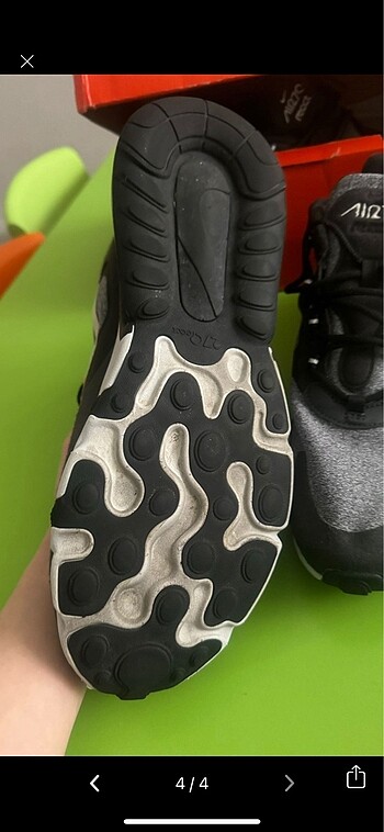44 Beden siyah Renk Nike ayakkabı