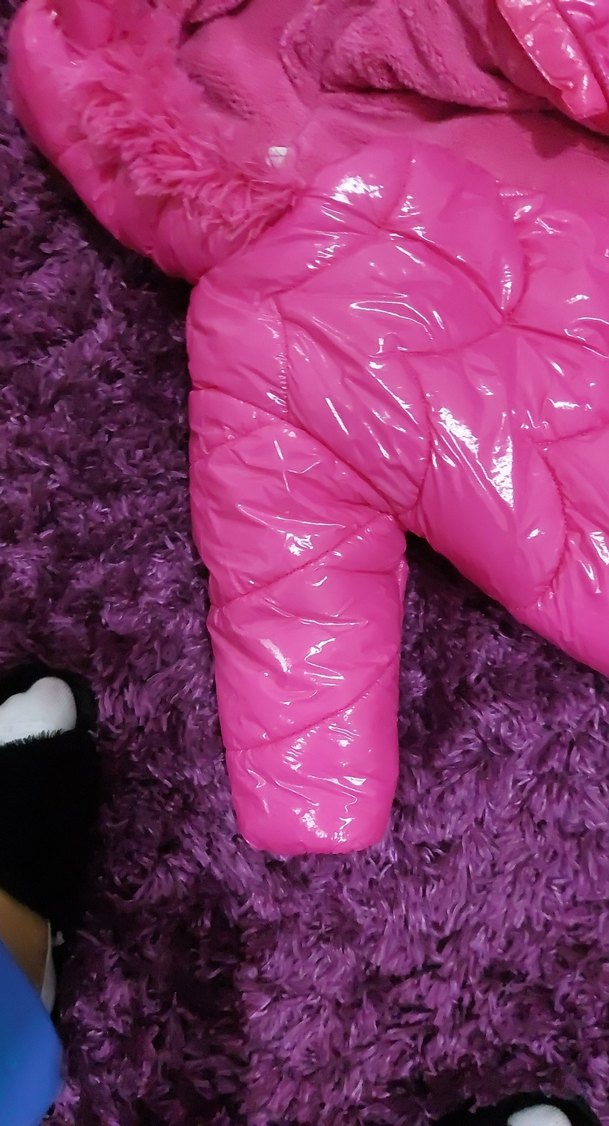 Kürk Detaylı Kapüşonlu Pembe Bebek kar  Tulumu 2.3 yaş - Görsel 3