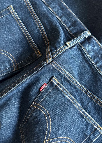 Levis Lacivert Regular Fit Kadin Kot Pantolon