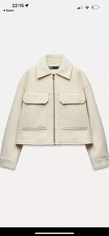 ZARA KISA BUKLE CEKET