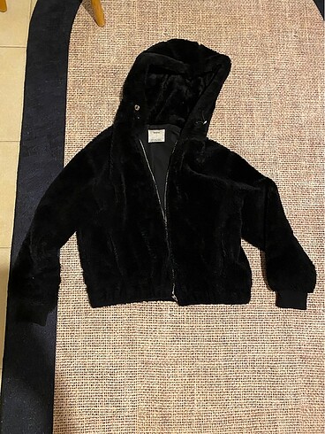 Bershka peluş mont kürk
