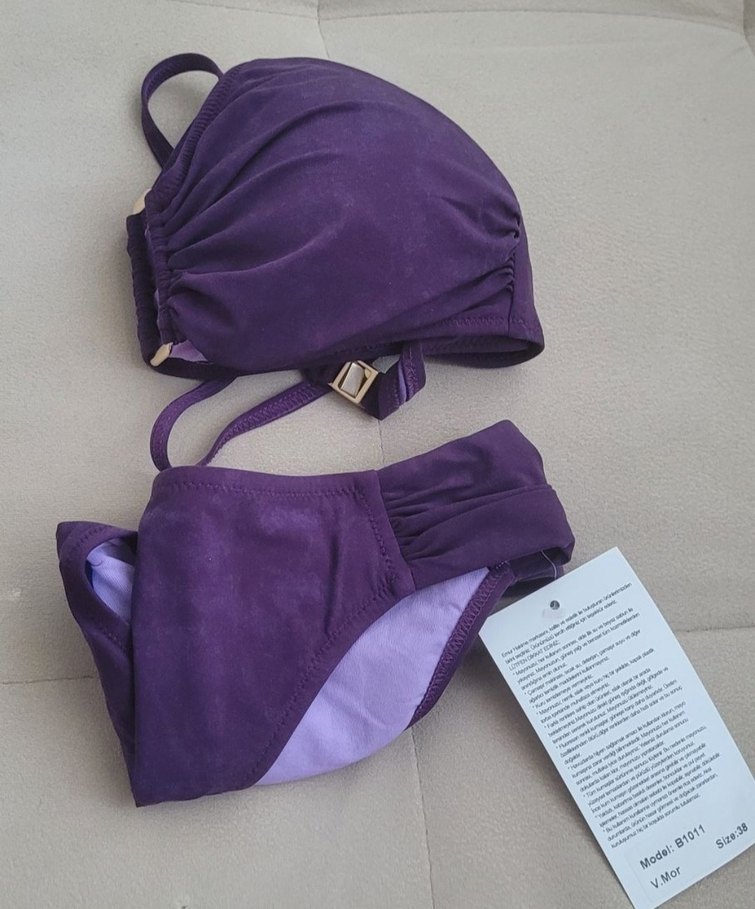 Mor Zeki triko bikini takımı - Görsel 5