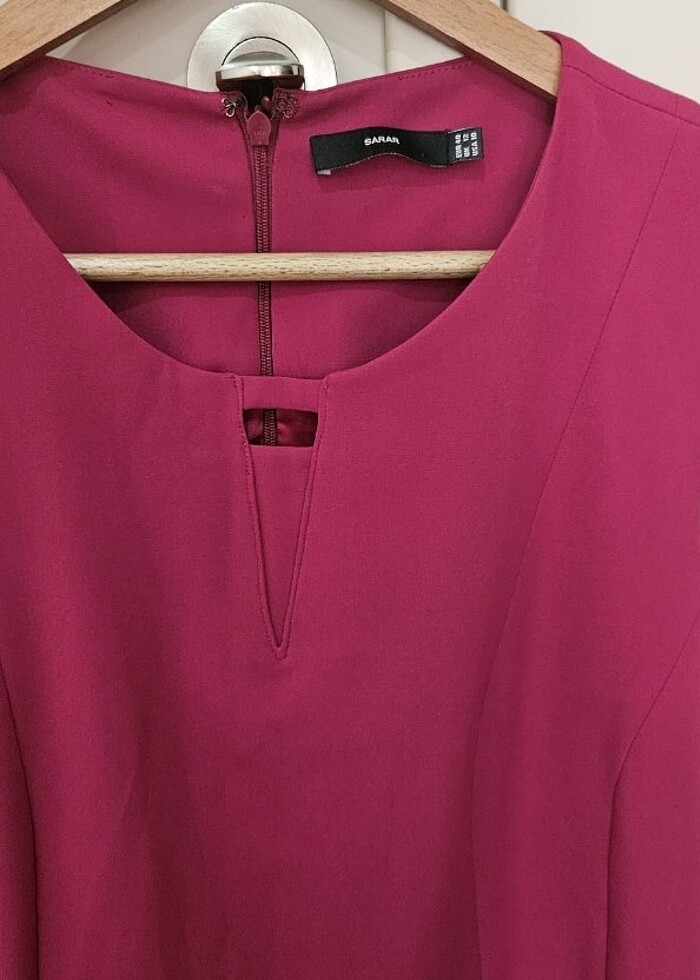 Sarar pembe elbise - Görsel 3