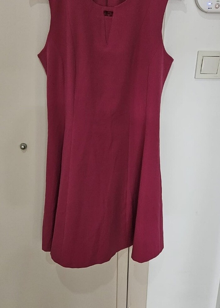 Sarar pembe elbise - Görsel 4